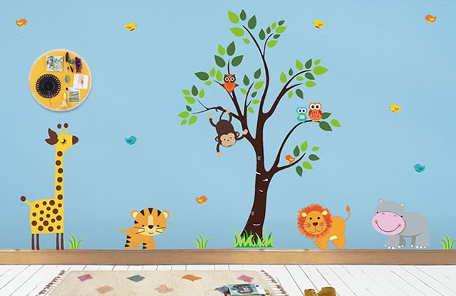 Bebek ve Çocuk Odası İçin Sticker Fikirleri
