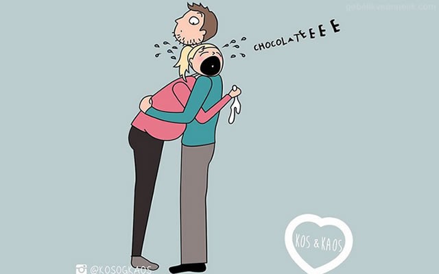 Hamilelikle İlgili Eğlenceli Karikatürler