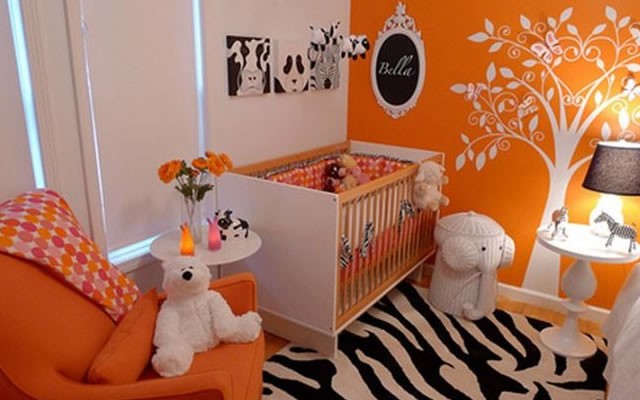 Turuncu Bebek Odası Dekorasyon Fikirleri
